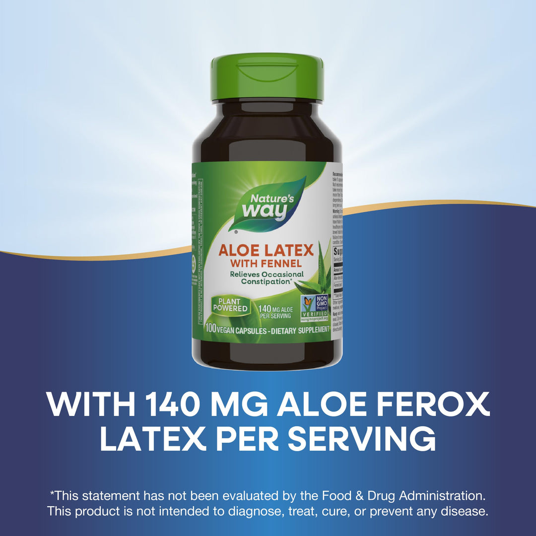 Nature&#39;s Way Aloe Latex with Fennel, For Occasi