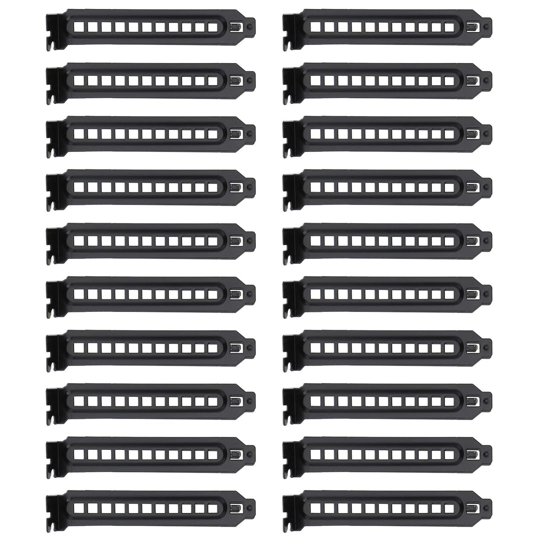 SOLUSTRE Metal Case 20 PCS Metal PC Computer Back Slot 