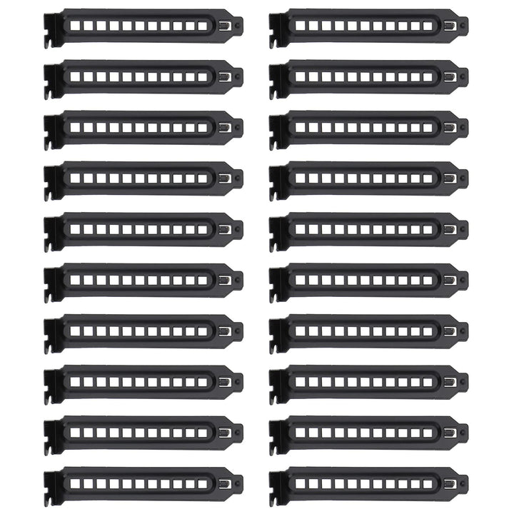 SOLUSTRE Metal Case 20 PCS Metal PC Computer Back Slot 