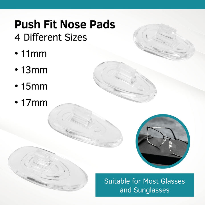 Premium Grade Soft Silicone Nosepads- Tear Drop “A” Sha