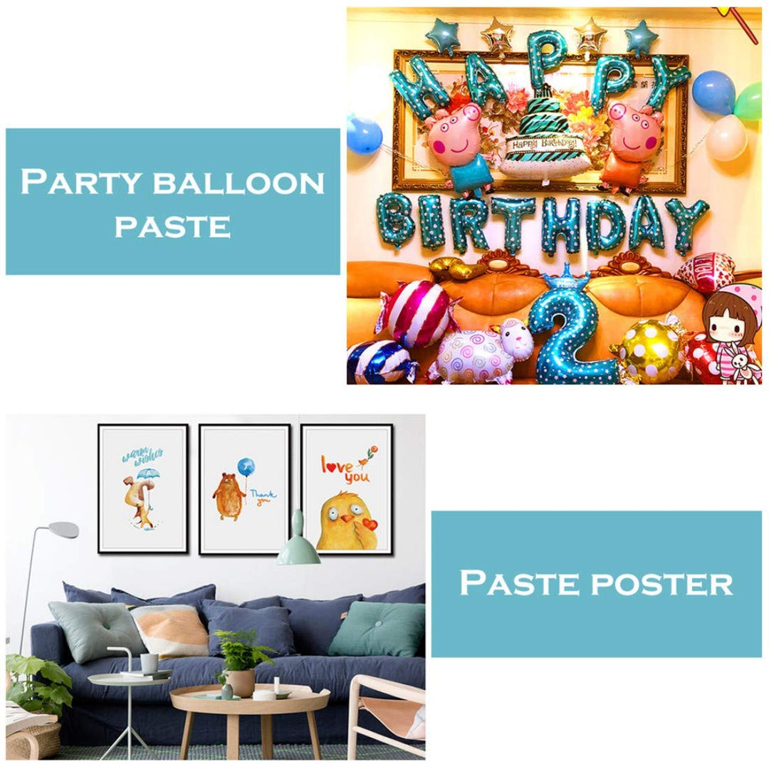 120 Pieces Removable Adhesive Poster Putty (White) Reusable Multipurpose Mounting Tacky Putty for Hanging Pictures Poster Art Photography (White 120Pcs)
