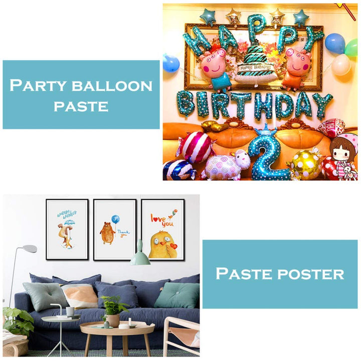120 Pieces Removable Adhesive Poster Putty (White) Reusable Multipurpose Mounting Tacky Putty for Hanging Pictures Poster Art Photography (White 120Pcs)