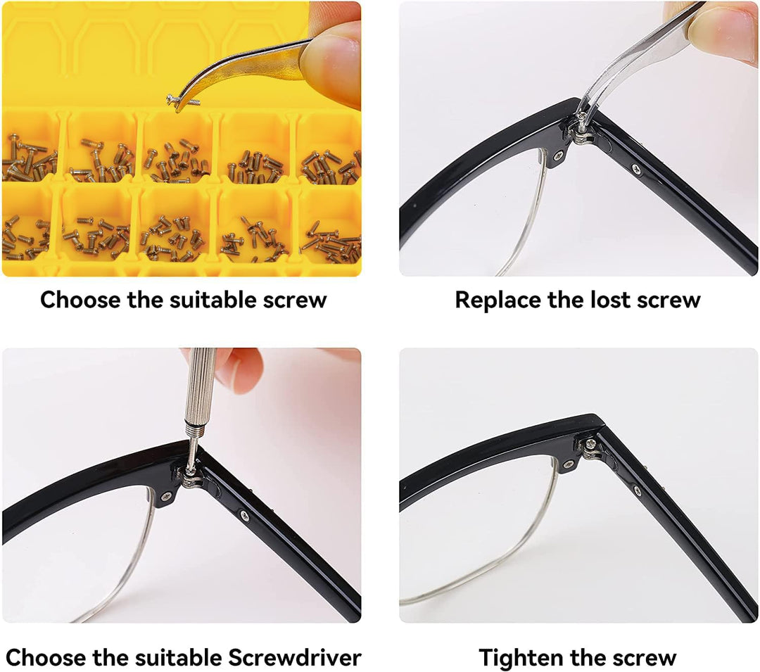 Eyeglass Repair Kit,Hiketolight Sunglasses Repair Kit w