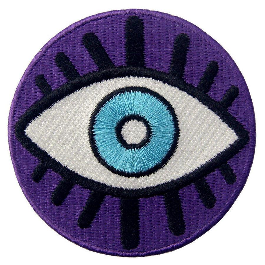 Evil Eye Embroidered Badge Iron On Sew On Patch