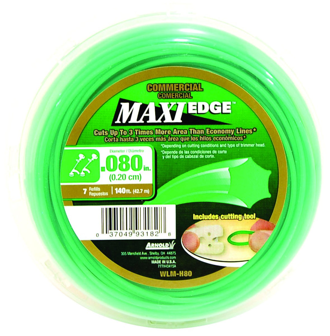 1 : Maxi-Edge .08-Inch x 140-Foot Commercial Grade Trimmer Line