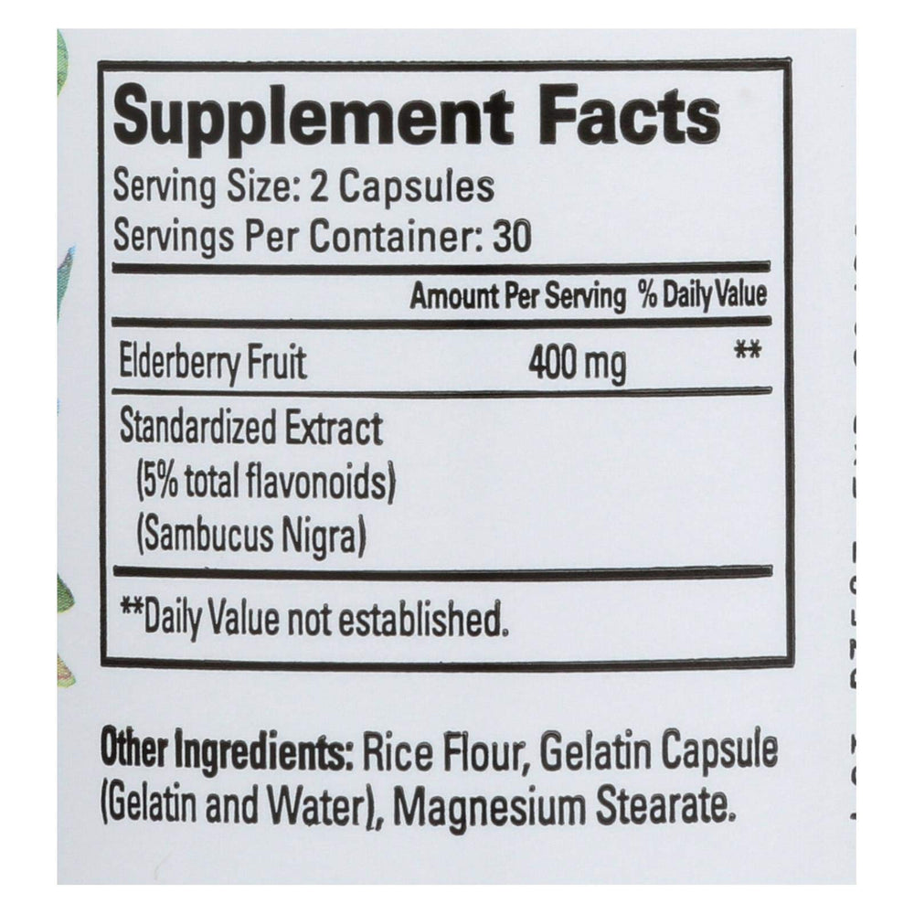 Quantum Elderberry Immune Defense Extract - 400 mg - 60