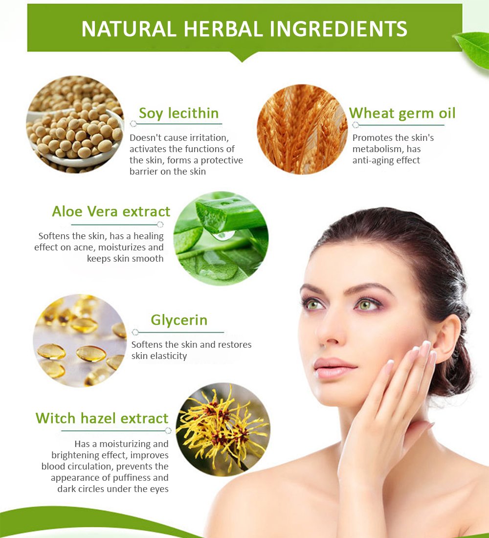 Aichun Beauty Dark Eye Circles Wrinkles Cream Natural Moisturizing Aloe Vera 30G