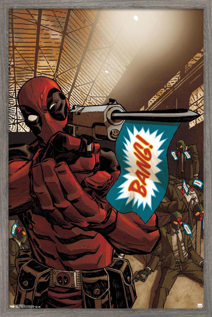 Marvel Comics - Deadpool - Bang Wall Poster, 22.375 x 34, Unframed Version