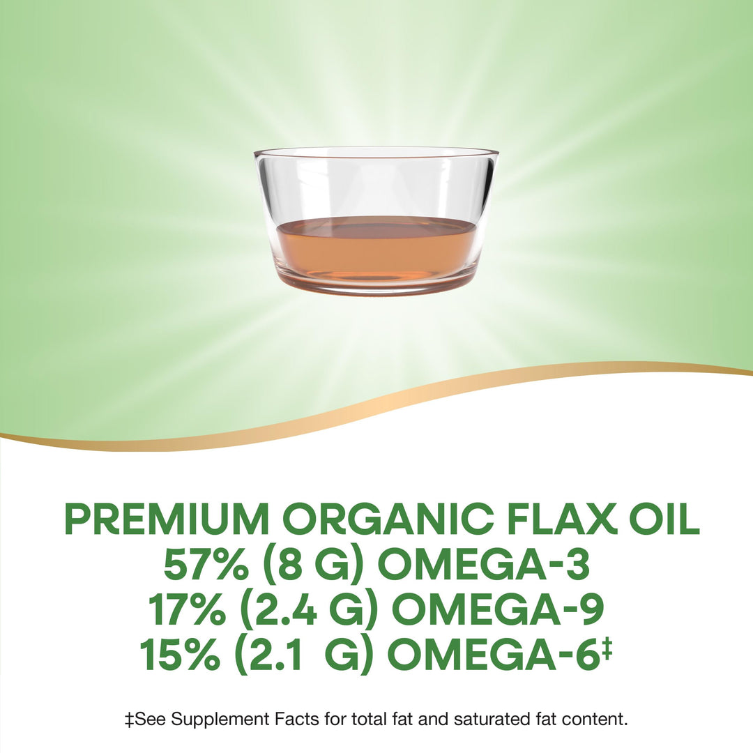 Nature&#39;s Way Organic Flax Oil, USDA Certified O