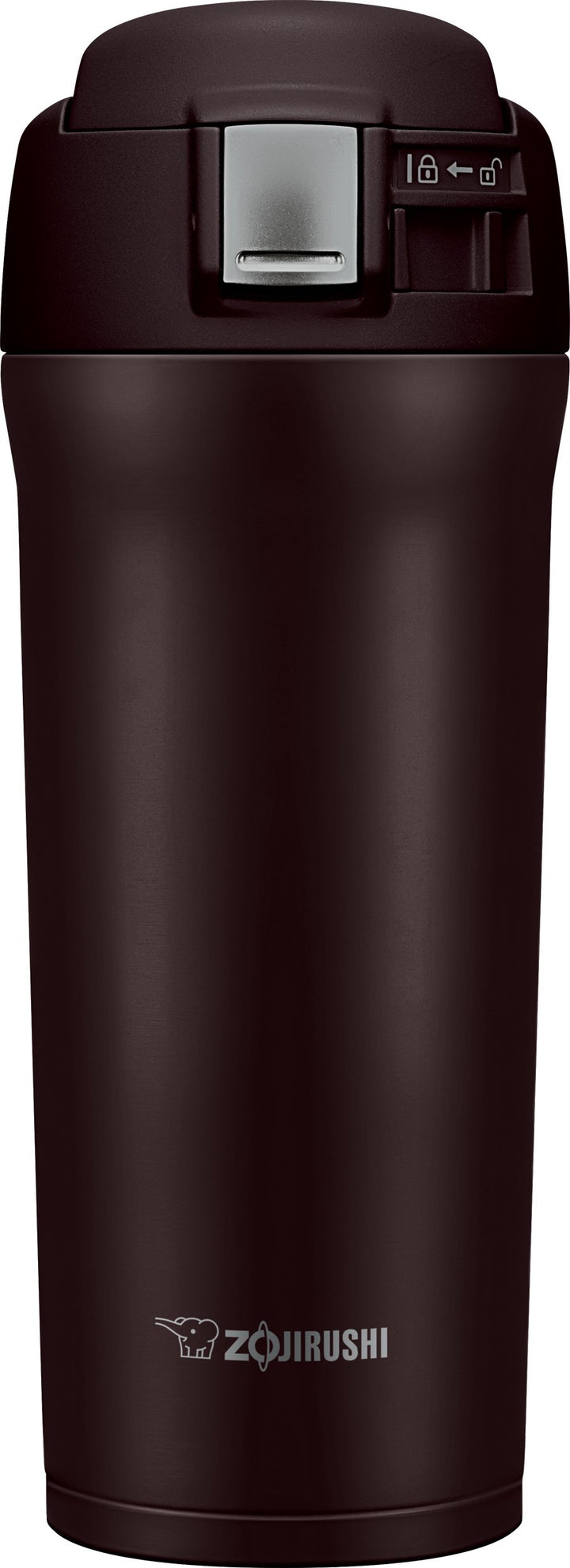 Stainless Steel Travel Mug, 16 oz, Dark Cocoa