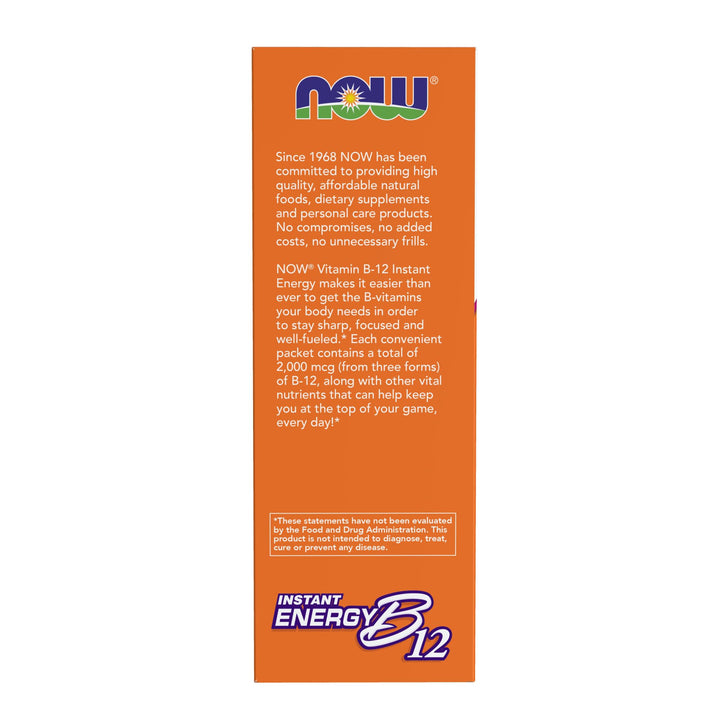 NOW Foods Supplements, Instant Energy B-12 (2,000 mcg o