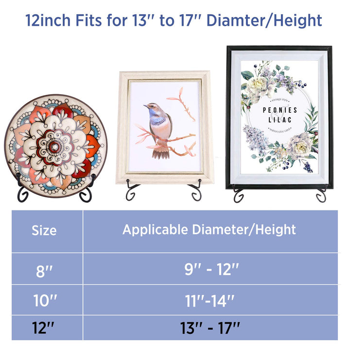 Teamkio Improved Anti-Slip Plate Holder Display Stand, 