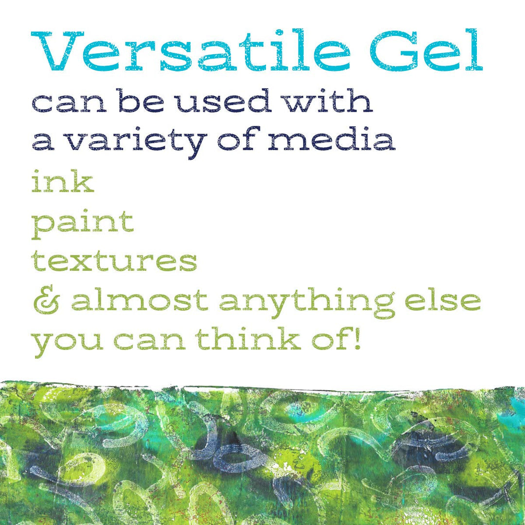 Monoprinting Print Plate - 5” X 7” Gel Plate - Printmaking Supplies - Reusable Gel Printing Plate for Press Art for Card Making, Scrapbooking, Journaling, Arts and Crafts, Home Decor