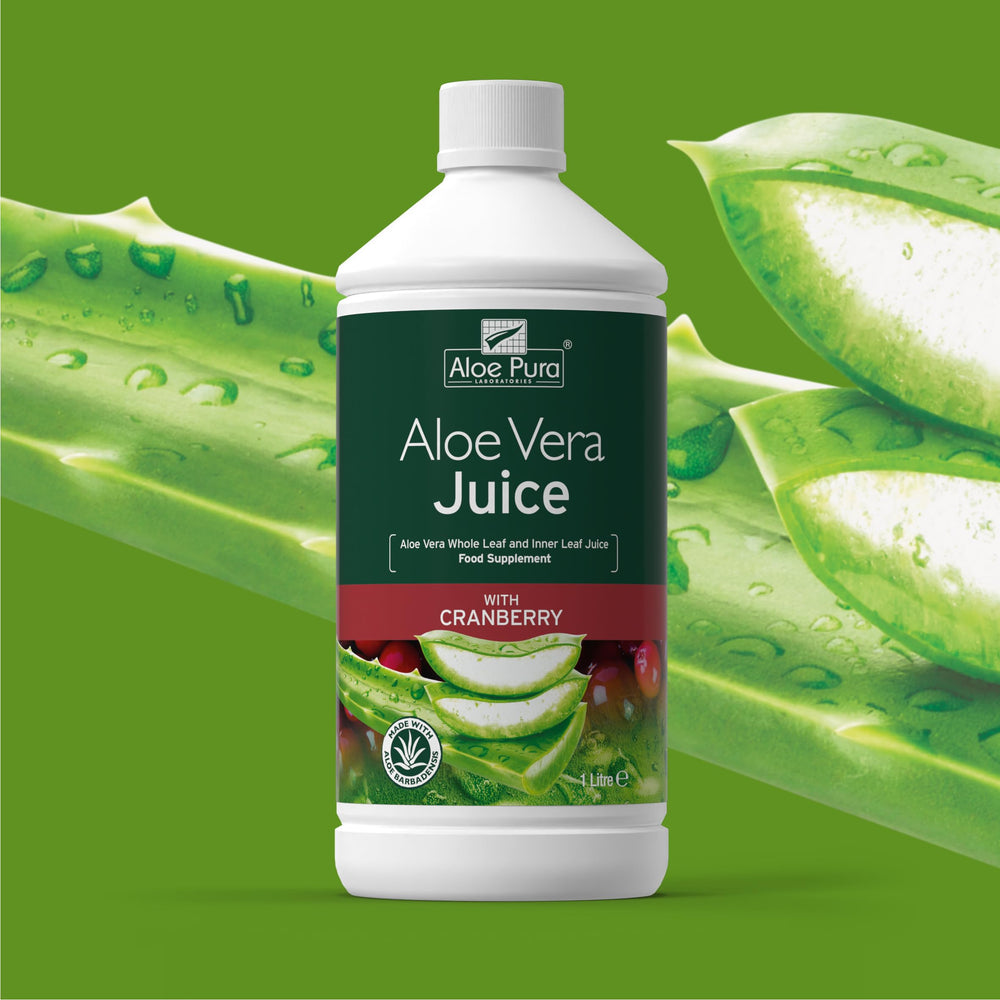 Aloe Vera Juice Max Strength Cranberry 1ltr