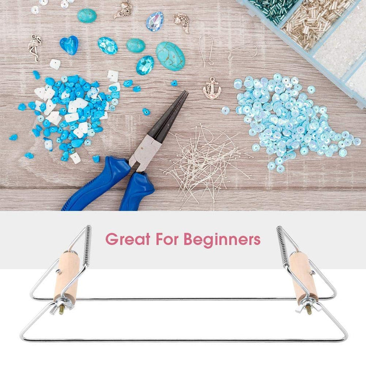 Beading Bead Kit Metal Frame Crafts DIY Beading Jewelry for Necklace Bracelet