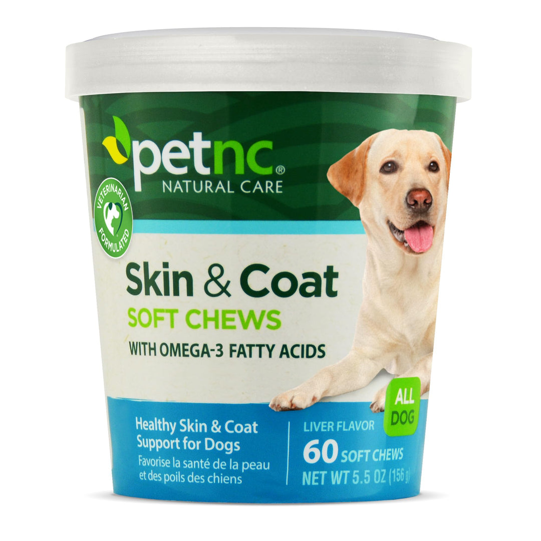 Skin and Coat Soft Chews for Dogs, 60 Count