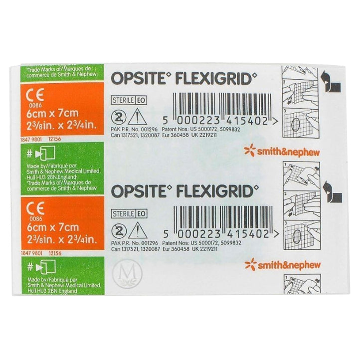 Smith &amp; Nephew Opsite Flexigrid Transparent Dre
