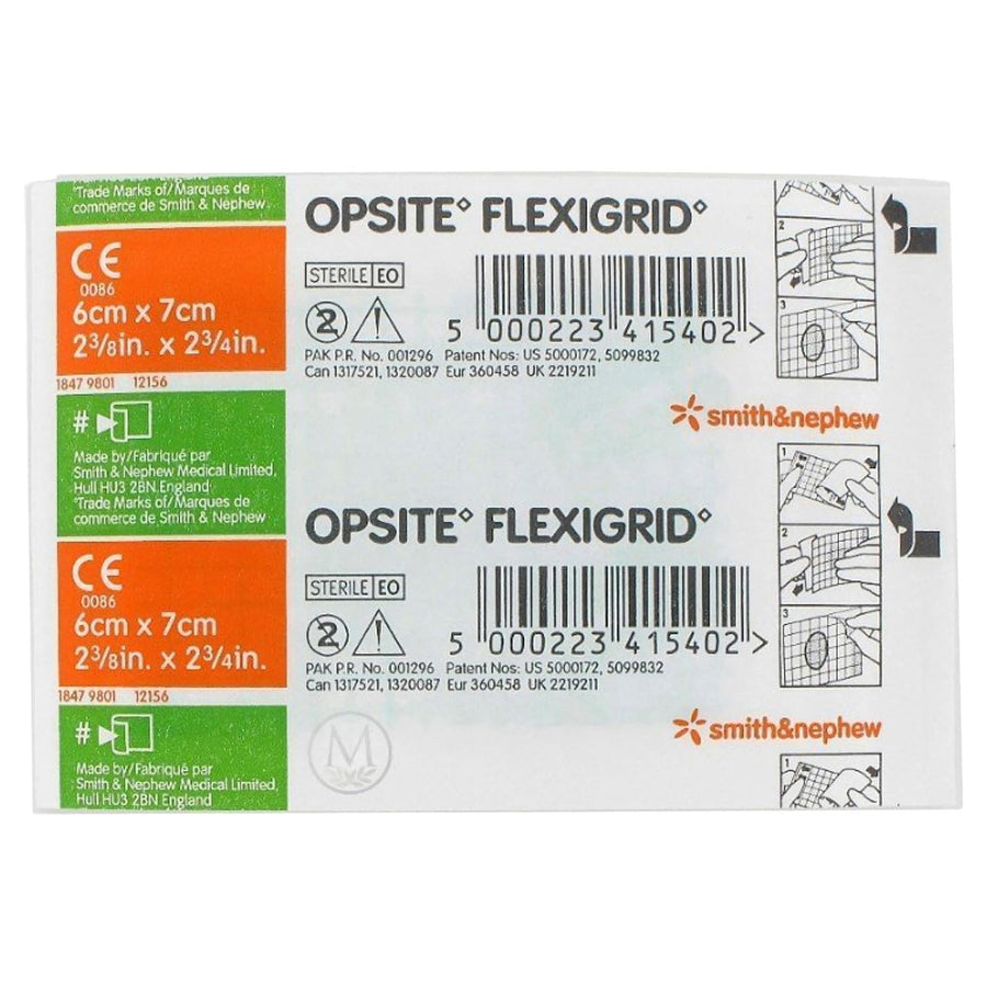 Smith & Nephew Opsite Flexigrid Transparent Dressin