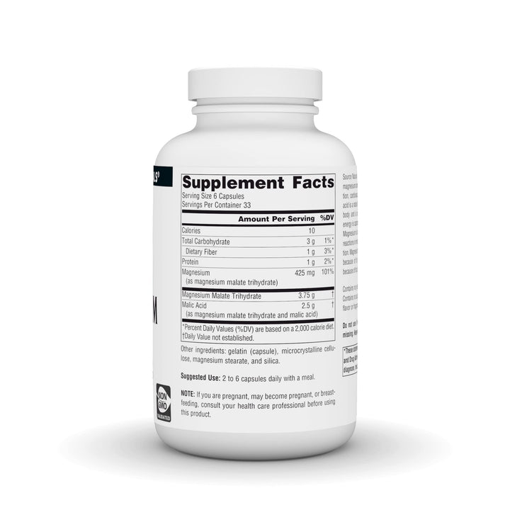 Magnesium Malate - 200 caps - 625 mg