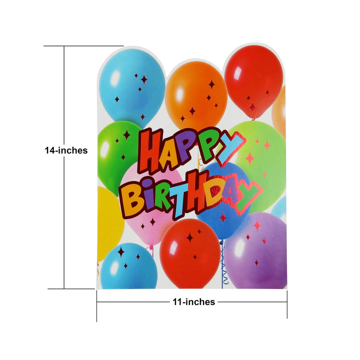 Iconikal Jumbo Greeting Card With Envelope, A Big Happy