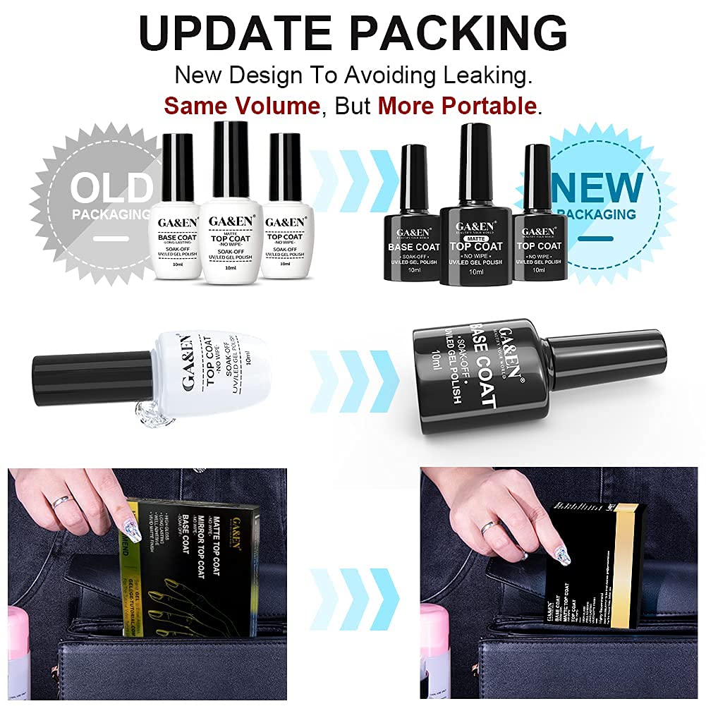 No Wipe Gel Matte Mirror Top Coat Base Coat LED Lamp Needed Quick Dry Long Lasting Gloss Clear Resin Polish Nail Art Glue For Home And Salon Use