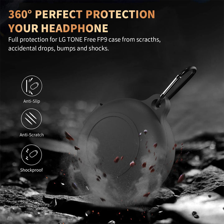 WQNIDE Case for LG Tone Free FP9/T90/FP9W/FP9E Silicone