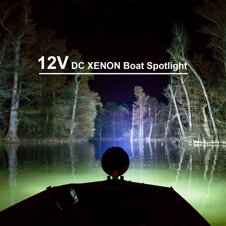 TACTICPRO Powerful 2000 Lumen HID Spotlight/Floodlight Automotive/Garage/Emergency/Boating/Fishing/Hunting/Camping/Hiking/Patrolling Spotlight 9924-0011-06