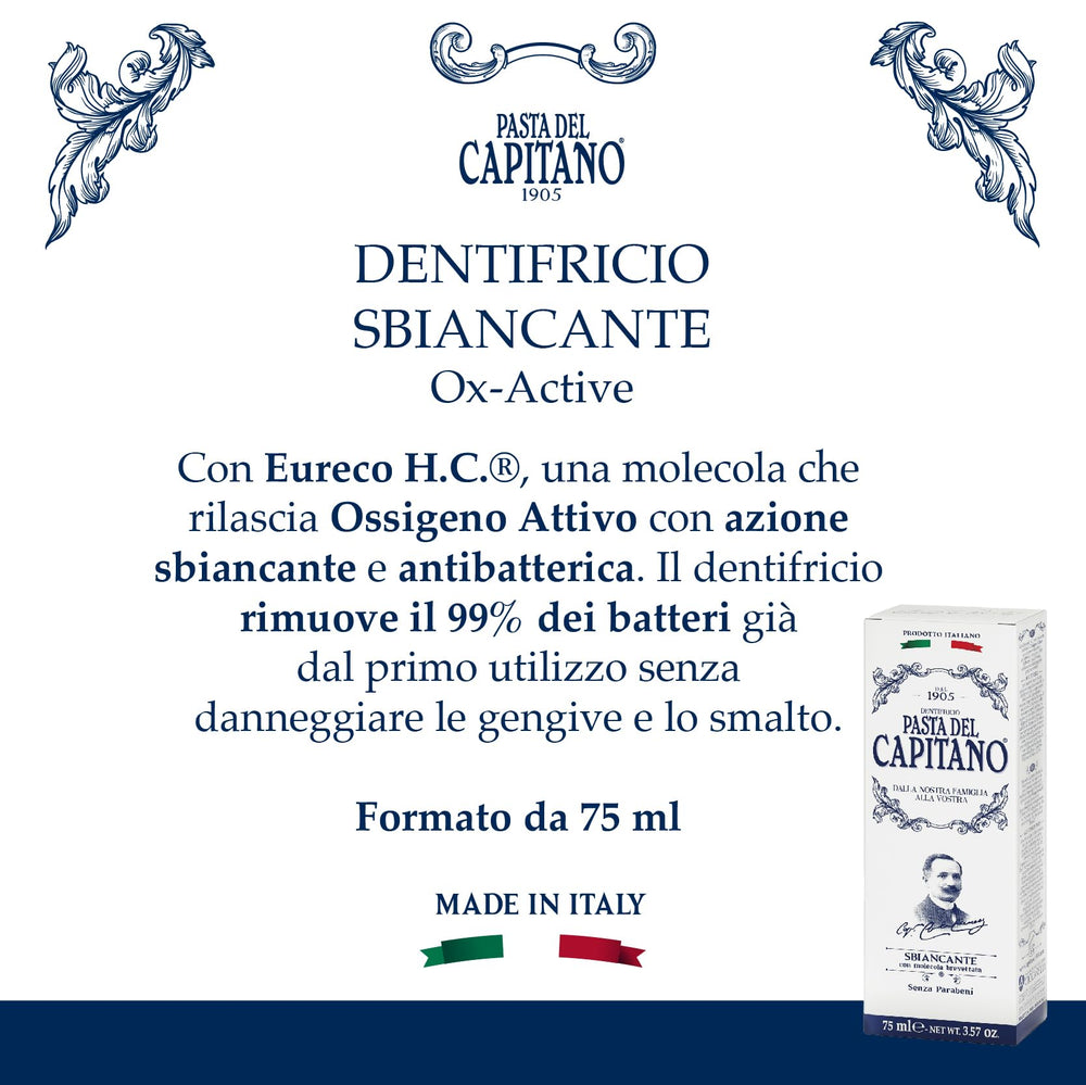 Pasta Del Capitano 1905 Whitening Toothpaste 75ml