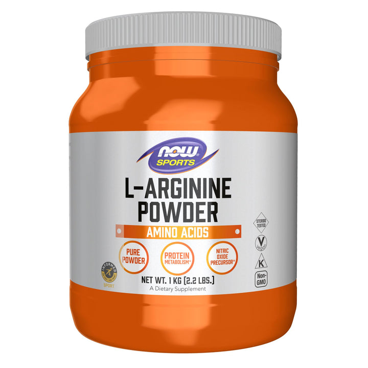 Sports Nutrition, L-Arginine Powder, Nitric Oxide Precursor, Amino Acids, 2.2-Pound