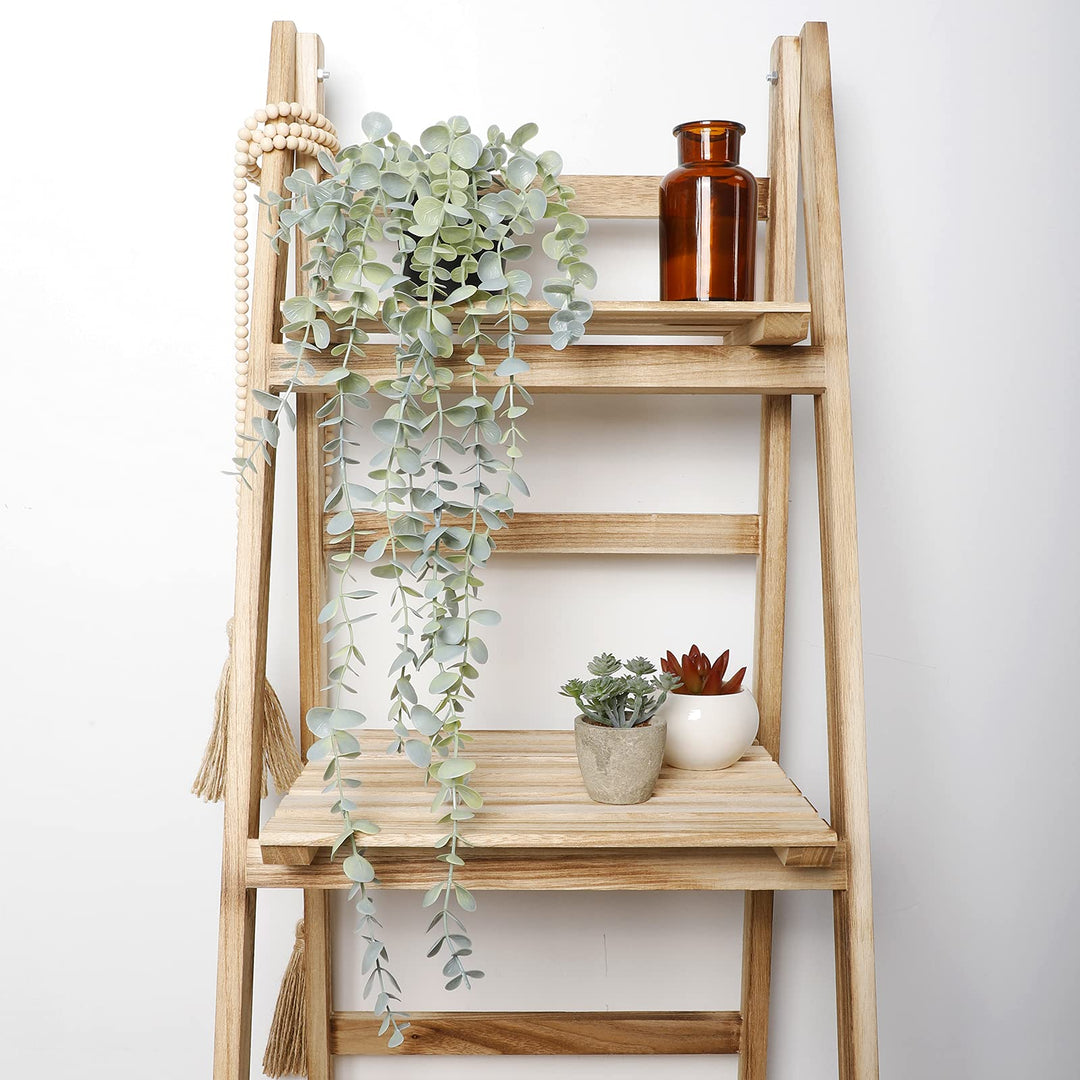 COCOBOO 1pcs Artificial Hanging Plants Fake Eucalyptus 