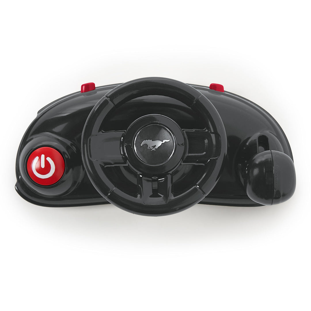 Bright Starts Ford Mustang 4-in-1 Red Baby Activity Center & Push Walker with Removable Interactive Steering Wheel -Toy, 6 Months and up