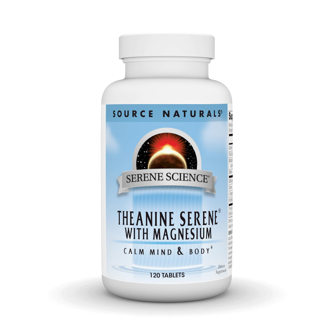 Serene Science L-Theanine with Magnesium and GABA - 120 Tablets