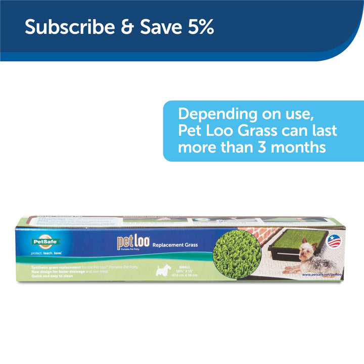 Pet Loo Pet Potty Replacement Grass - Medium - Easy to Clean