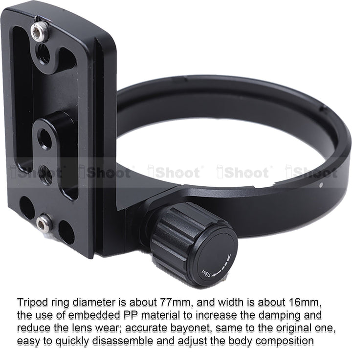 iShoot Lens Support Collar Tripod Mount Ring for Nikon 