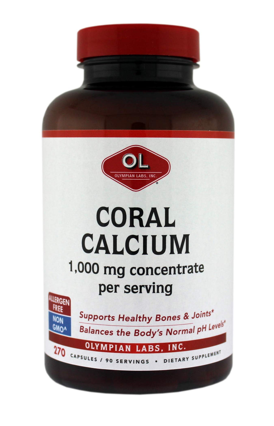 Coral Calcium, 1g Per Serving, 1000 mg, 270 Capsules