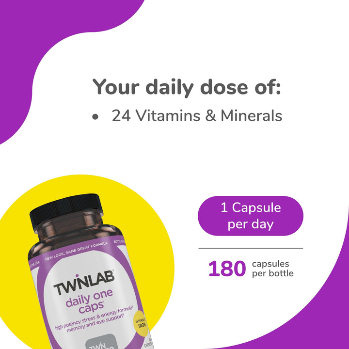 Twinlab Daily One Caps Without Iron - Nutritional Suppl
