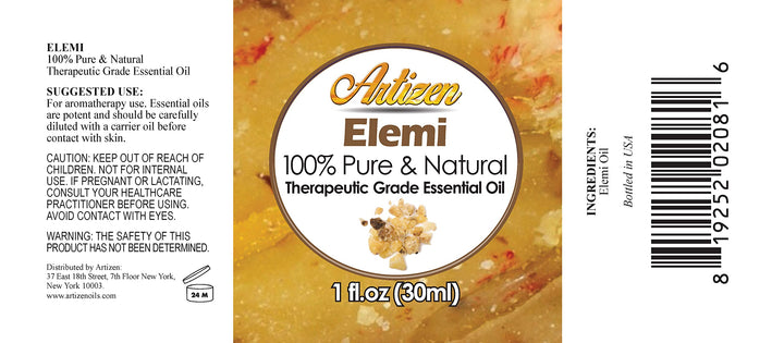 Elemi Essential Oil (100% PURE &amp; NATURAL - UNDILUTED) Therapeutic Grade - Huge 1oz Bottle - Perfect for Aromatherapy, Relaxation, Skin Therapy &amp; More!