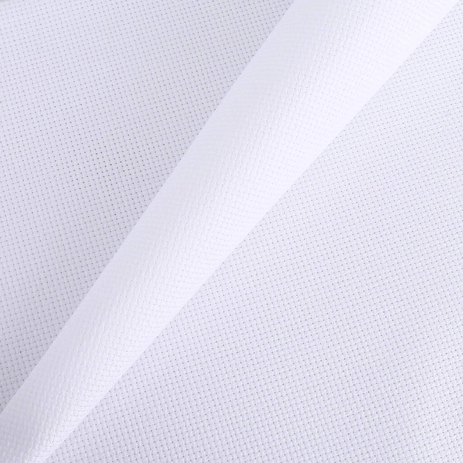 Aida Cloth 14 Count Cross Stitch Fabric,60×39inch (White)