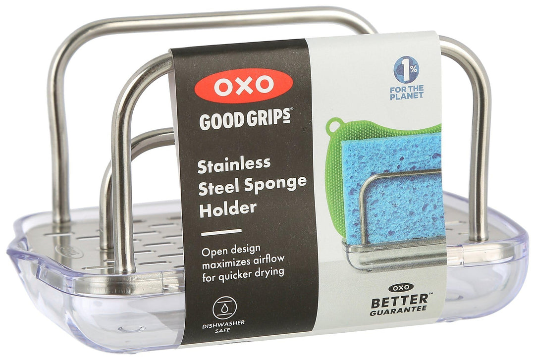 Good Grips Stainless Steel Sponge Holder,Black