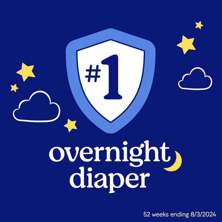 Huggies Size 5 Overnites Baby Diapers: Overnight Diapers, Size 5 (27+ lbs), 100 Ct (2 Packs of 50), Packaging May Vary