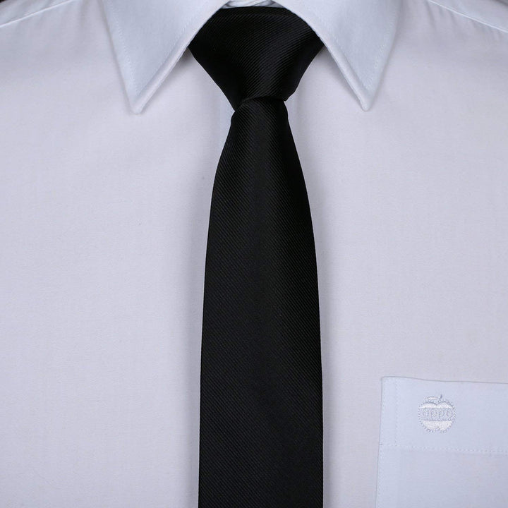Solid Color ties for men Eco-friendly Fashion Slim Necktie 2.4&#39;&#39; [6cm]
