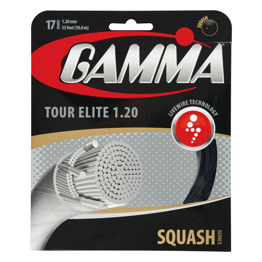 Gamma Tour Elite Squash 17 gauge, 1.20 mm/ 33 feet(10.0