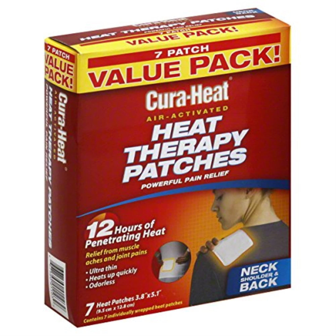 Cura-Heat Heat Therapy Patches, Air Activated, Neck Sho