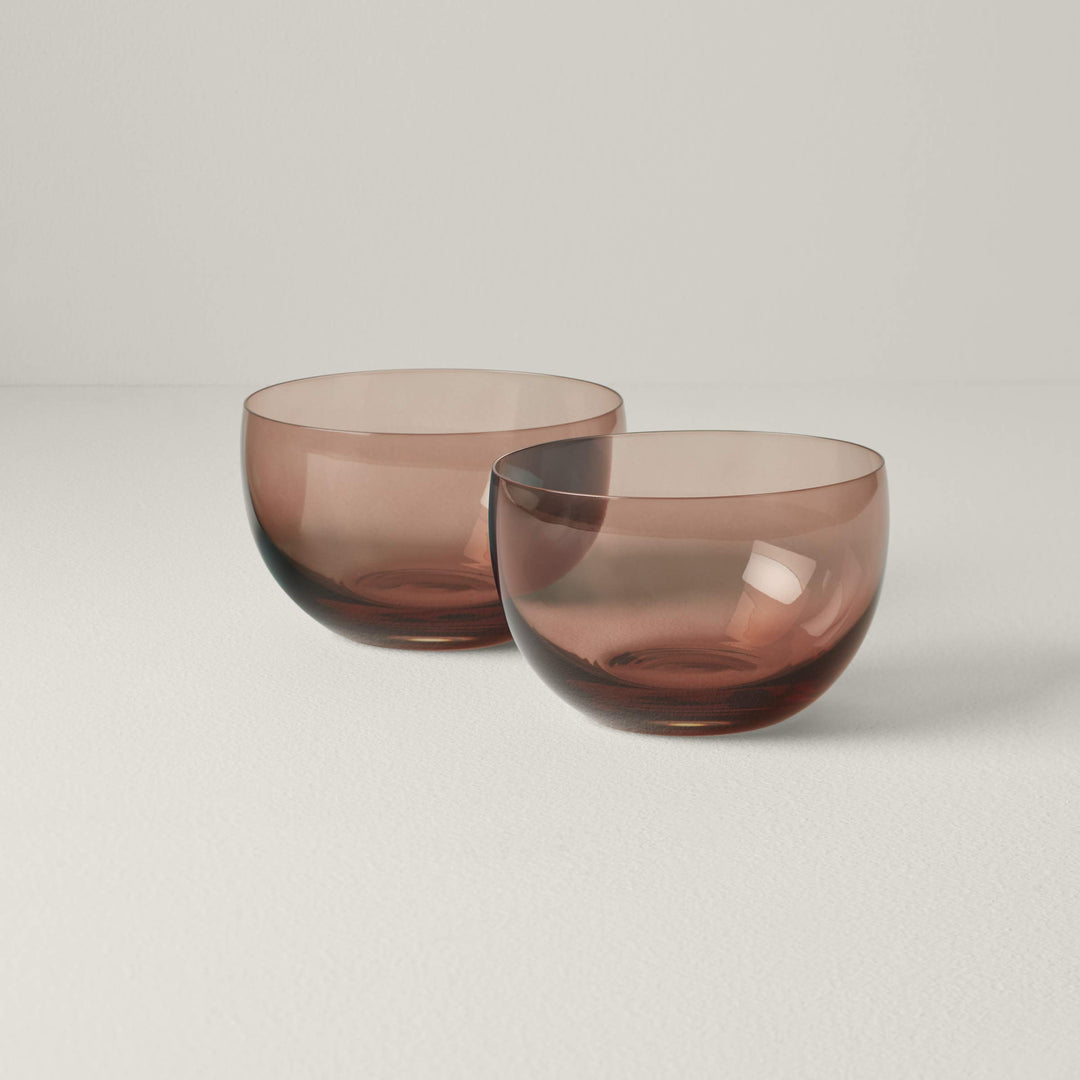 Lenox Sprig &amp; Vine 2-Piece Glass Bowl Set, 1.95