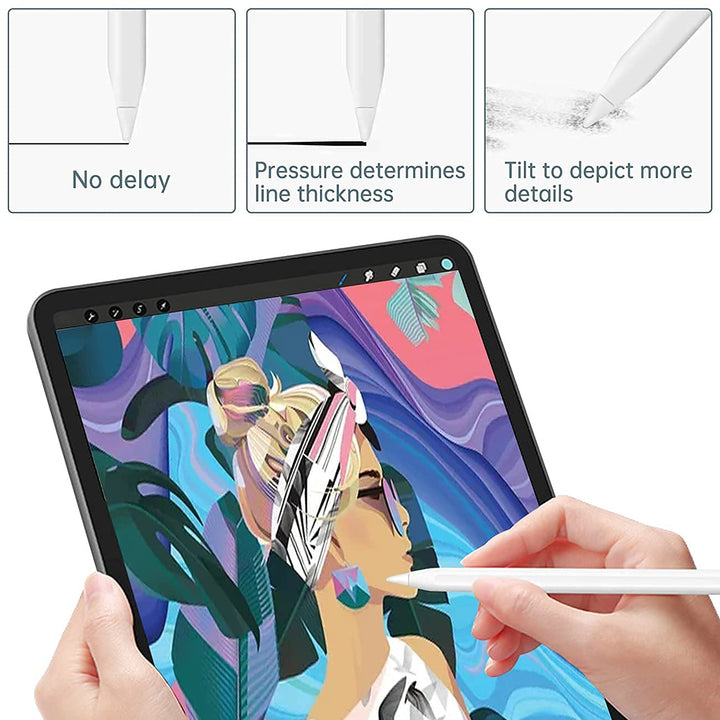 Replacement Tips Compatible with Apple Pencil 1st &amp; 2nd Generation(2 Pack), Apple Pencil Tip and Nibs Protector Cover for iPad Pro iPencil