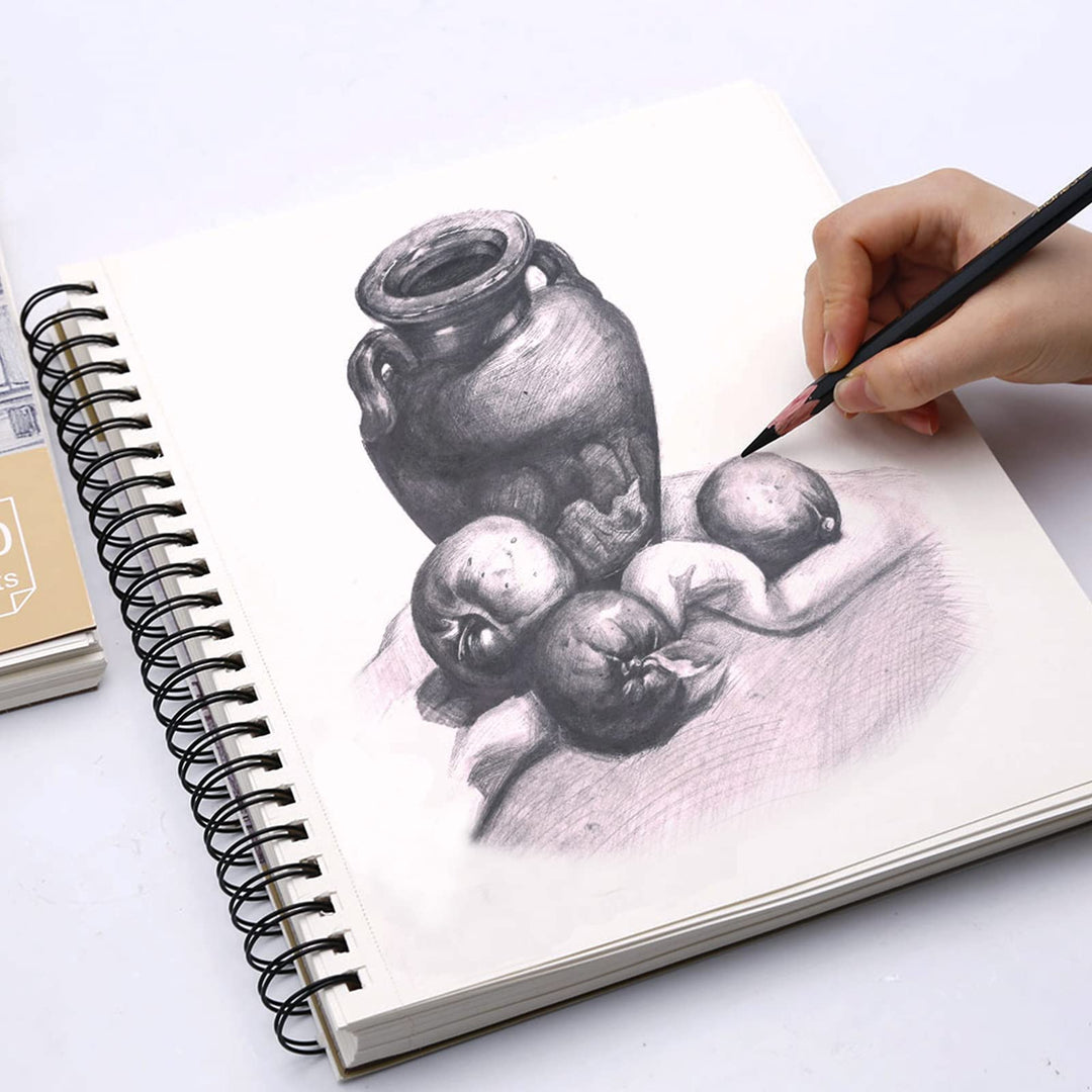Artecho Sketch Book 9 x 12 Inch, 100 Sheets 90gsm, Spir