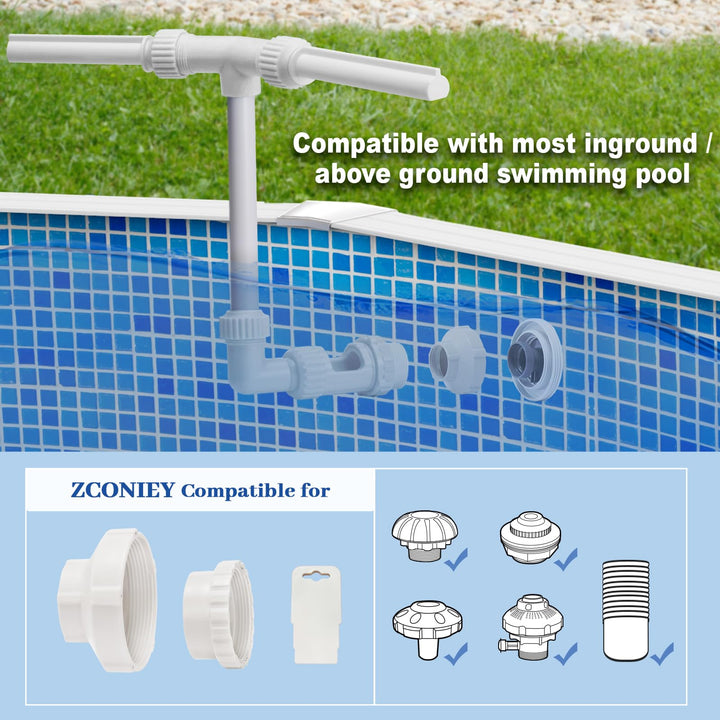 Swimming Pool Waterfall Fountain Spray - 2 Fountain Hea