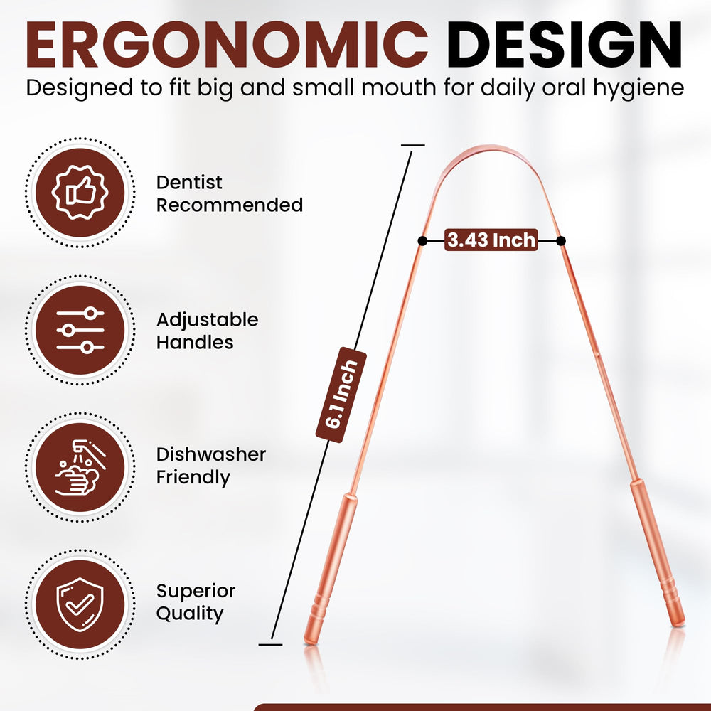 Tongue Scraper For Daily Oral Hygiene - Tongue Cleaner 