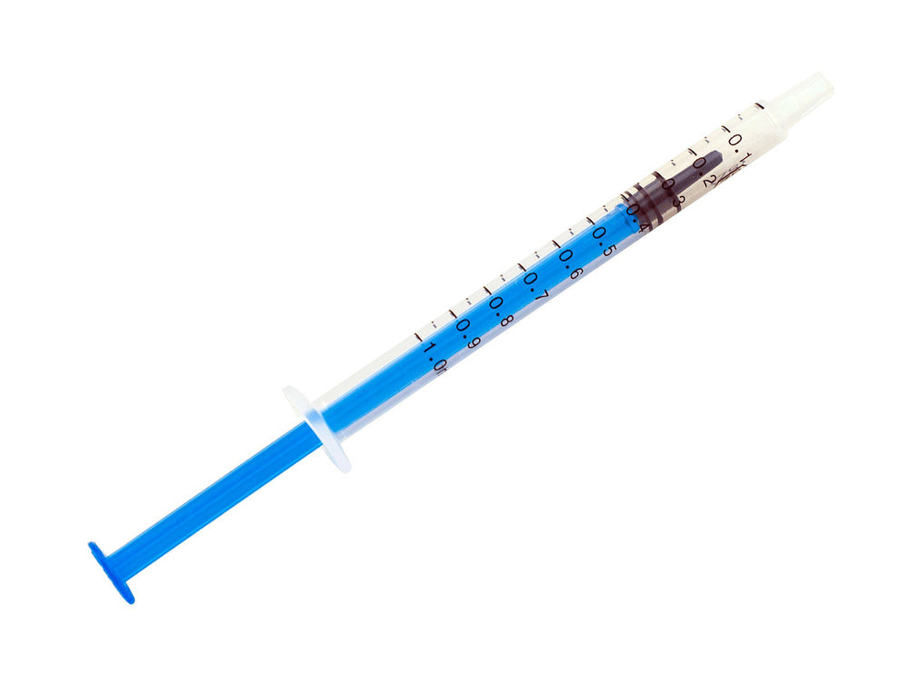 Pack of 10 x 1 ml disposable Industrial Syringes