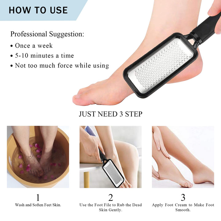 SetSail Callus Remover for Feet 2 Pack Foot File Kits R